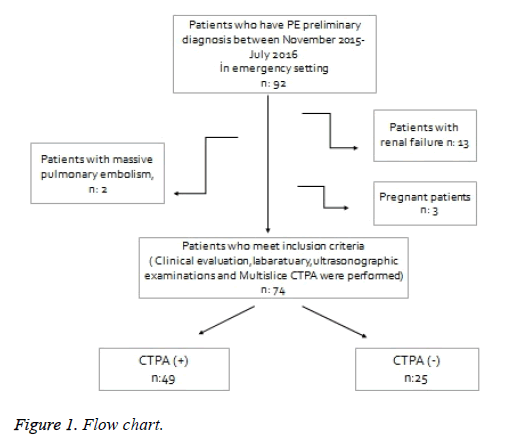 Pulmonary Embolism Flow Chart